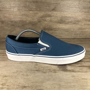 blue slip ons vans